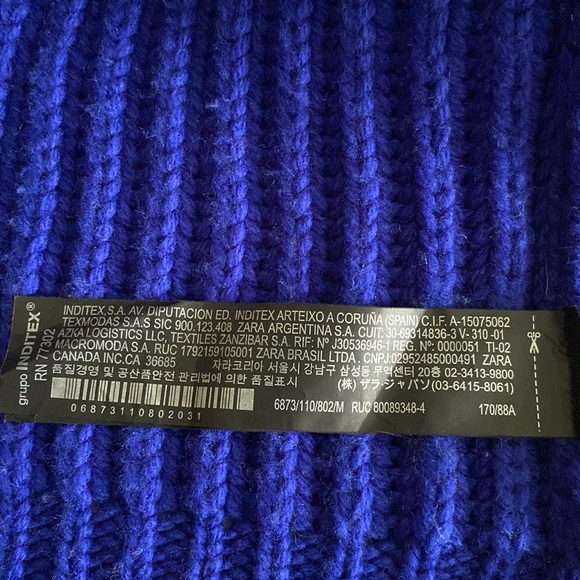 Zara Gray Cable Knit Sweater - Picture 11 of 14